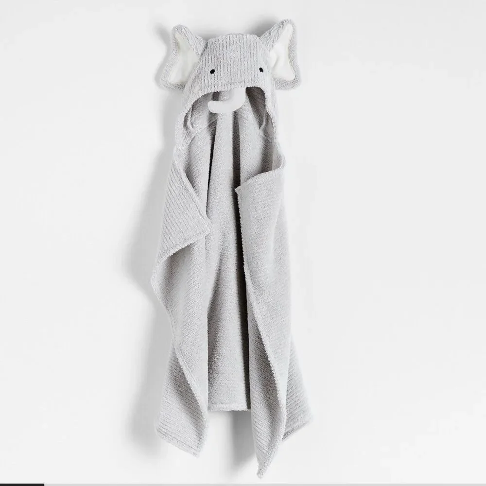 Crate and Barrel Elephant Baby Towel